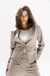 Contour blazer  Light Gray