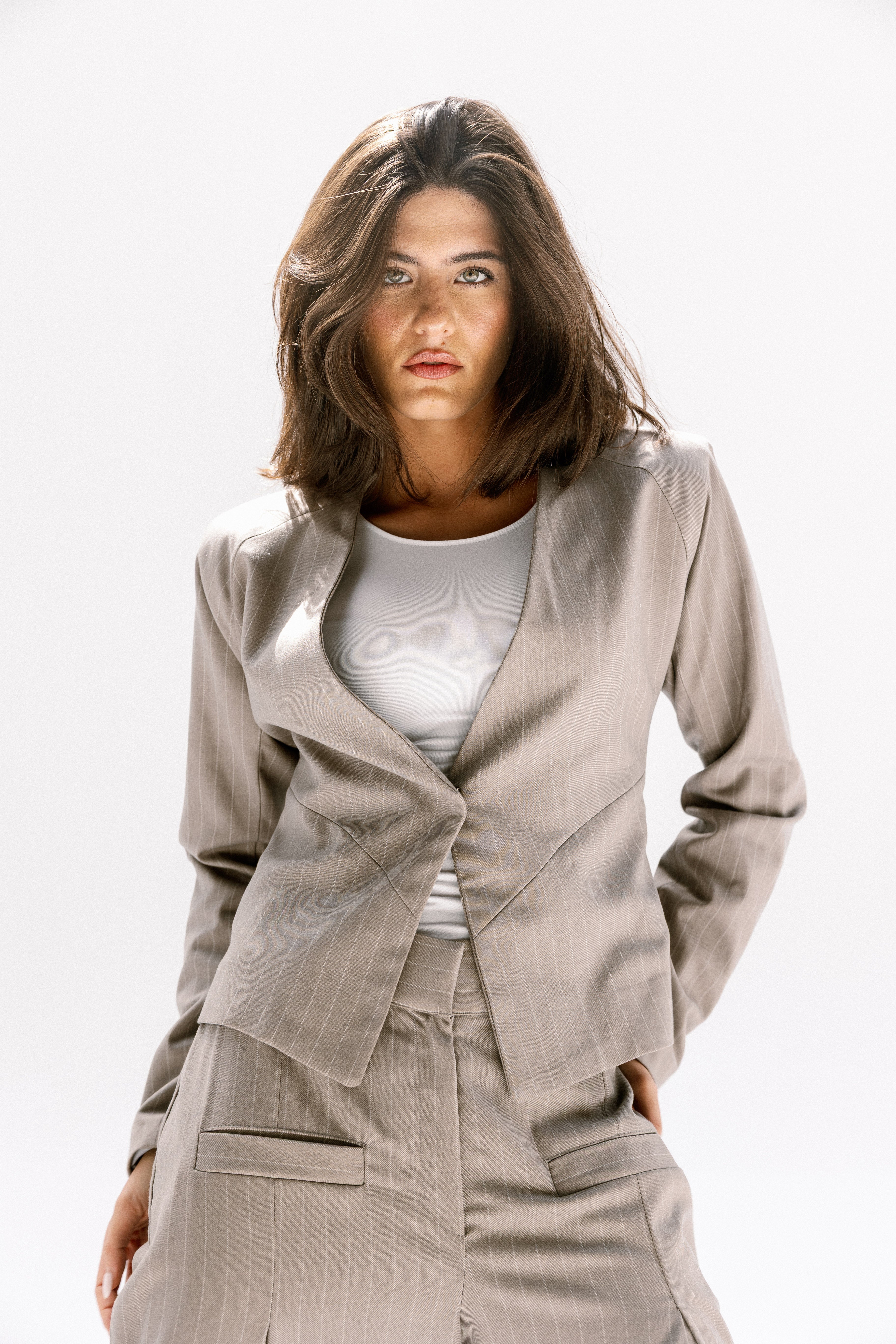 Contour blazer  Light Gray