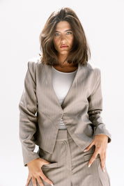 Contour blazer  Light Gray