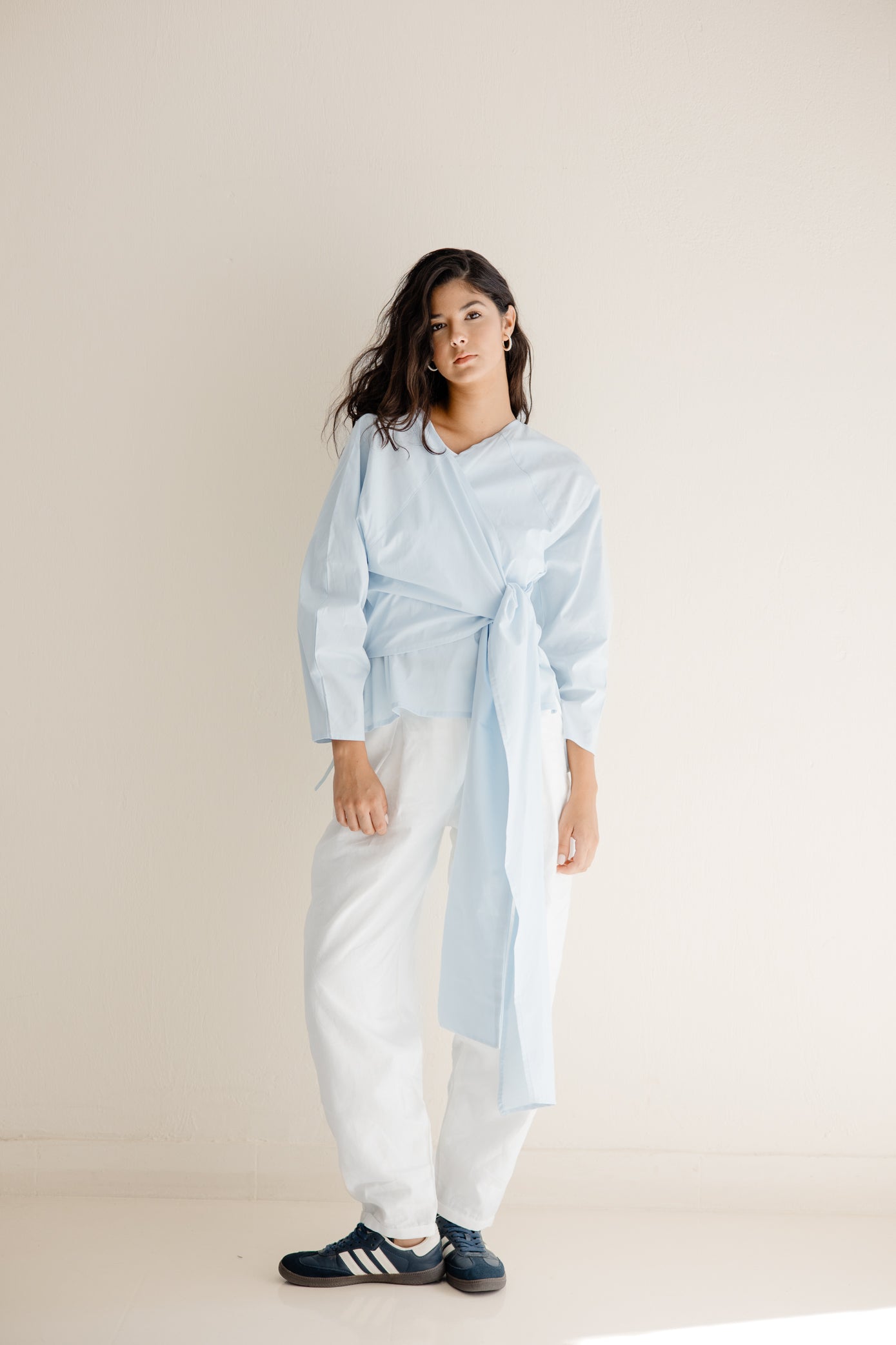 Breeze Poplin Chemise  baby blue