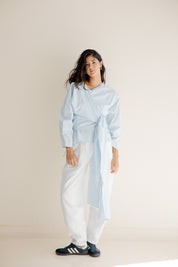 Breeze Poplin Chemise  baby blue