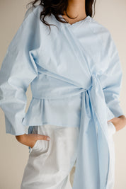 Breeze Poplin Chemise  baby blue