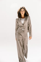Contour blazer  Light Gray