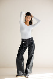 The Noir Stitch Jeans