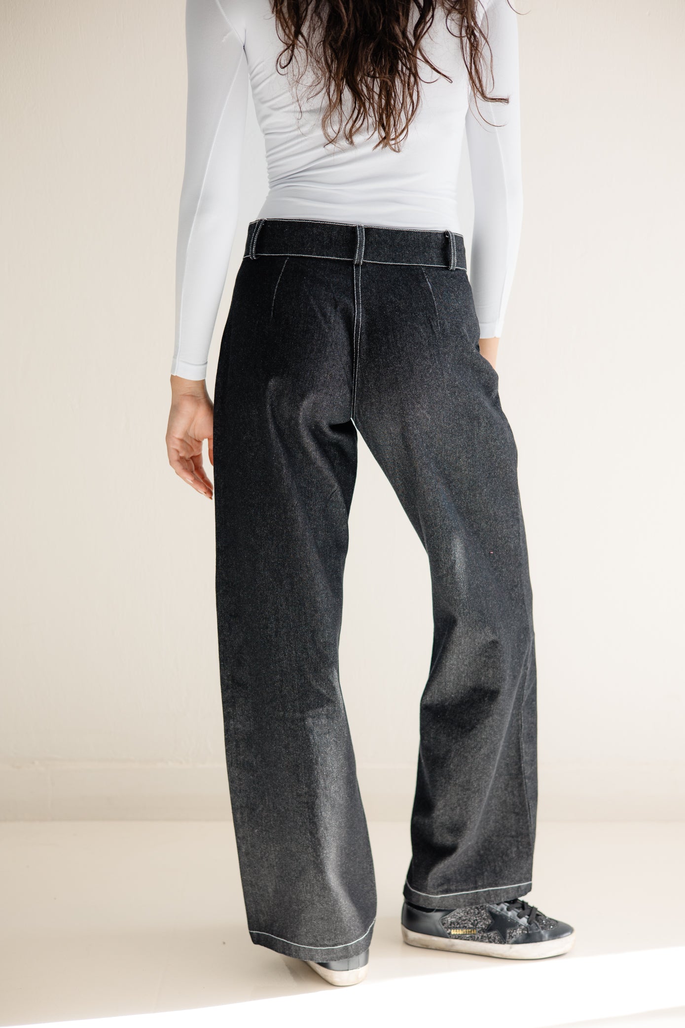 The Noir Stitch Jeans