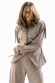 The base form jacket Café