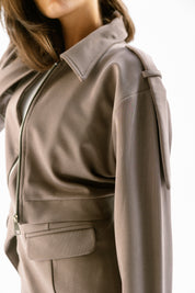 The base form jacket Café