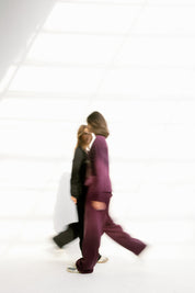 The sideline pants Purple