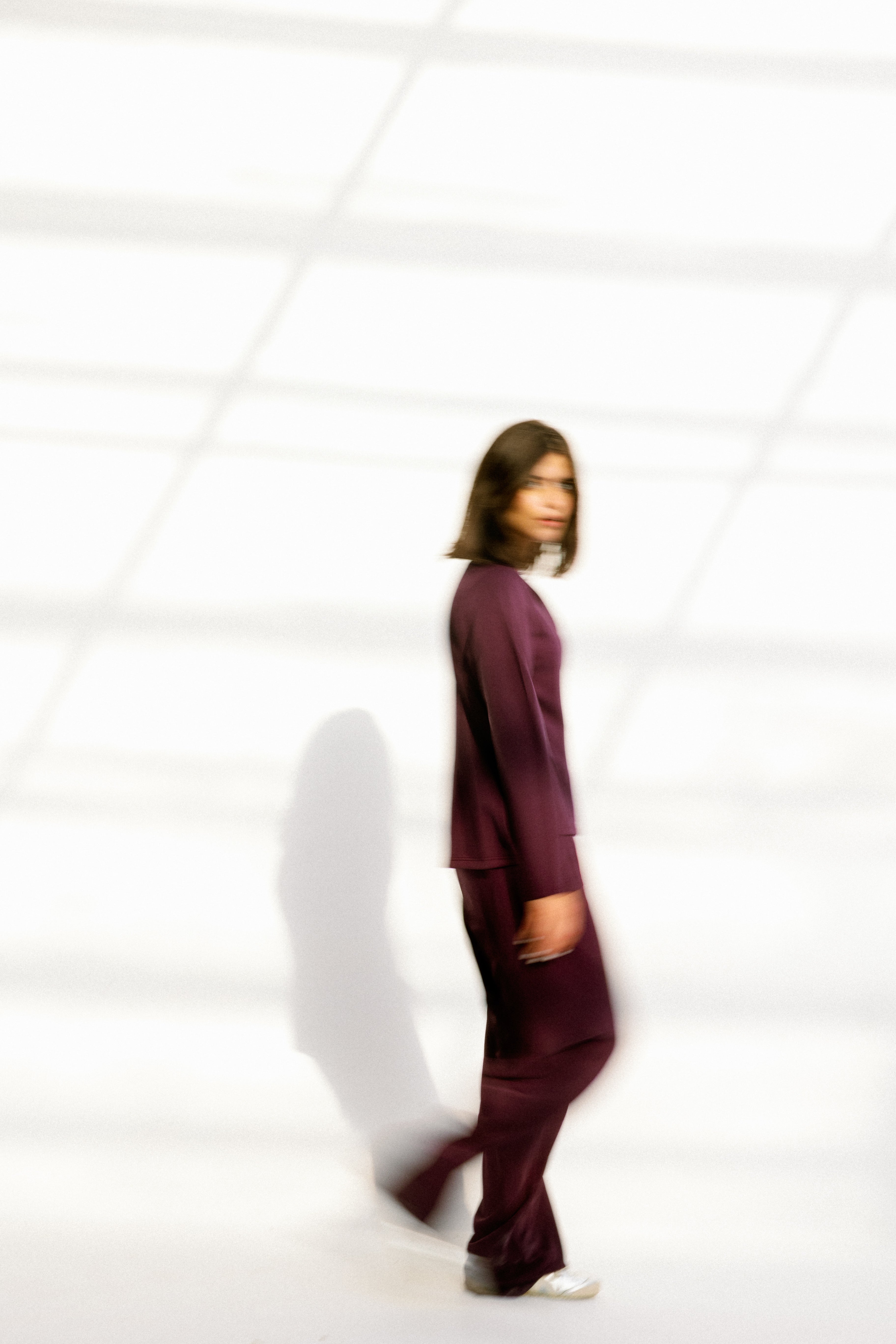 The sideline pants Purple