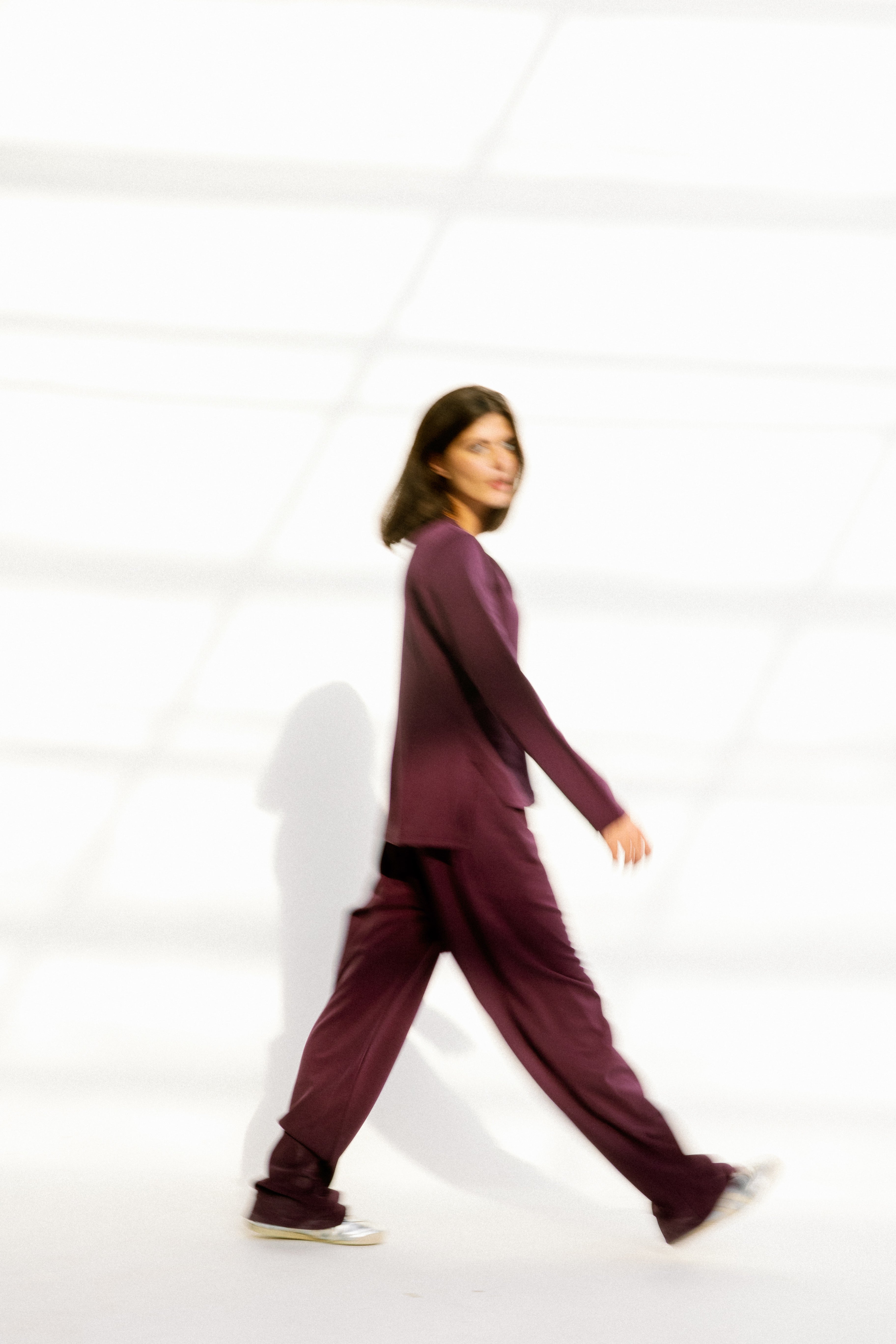 The sideline pants Purple