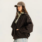 The overpass leather jacket  Brown