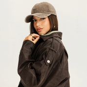 The overpass leather jacket  Brown