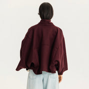 The lane change jacket burgundy