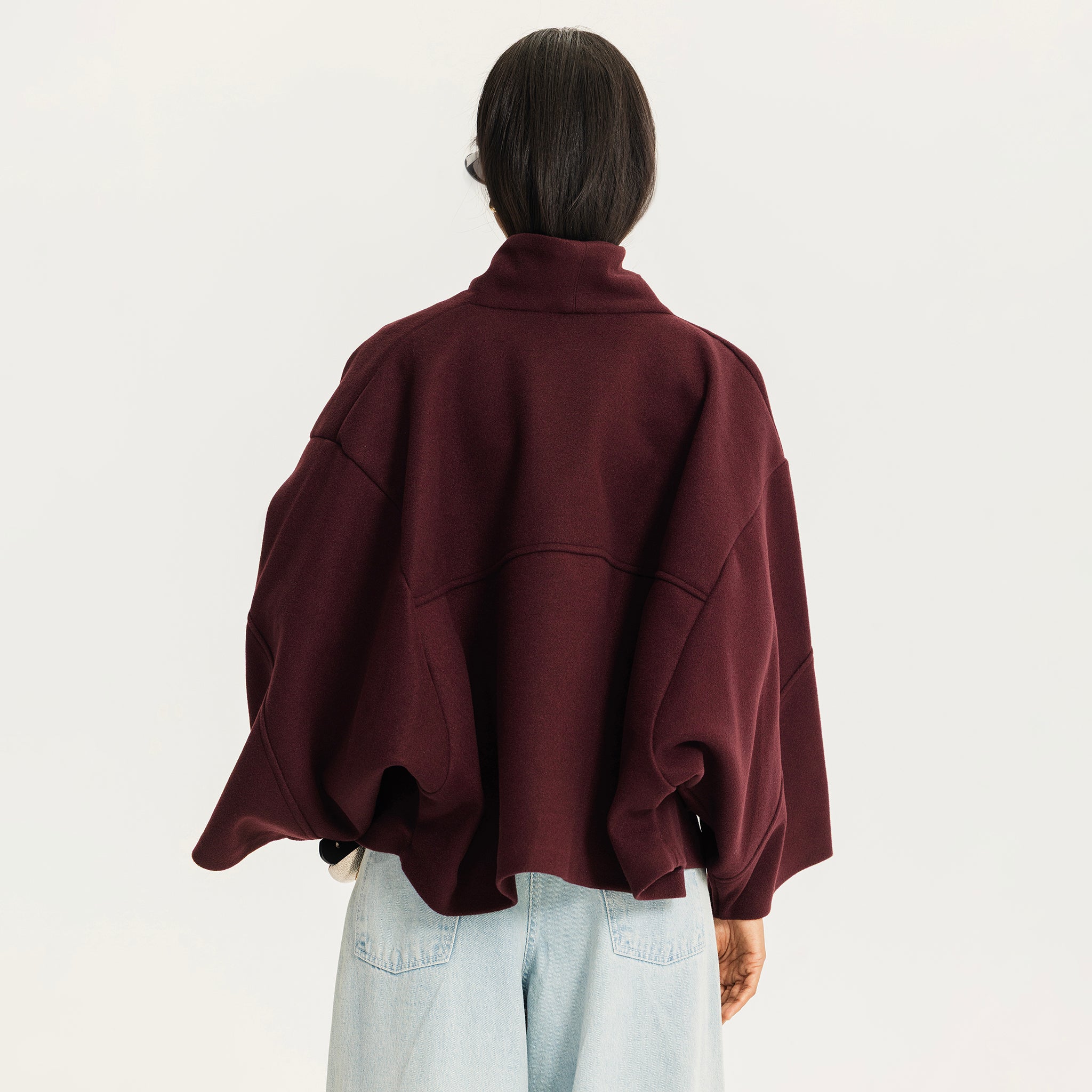 The lane change jacket burgundy