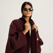 The lane change jacket burgundy