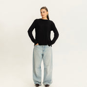 The one way top Black