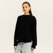 The one way top Black