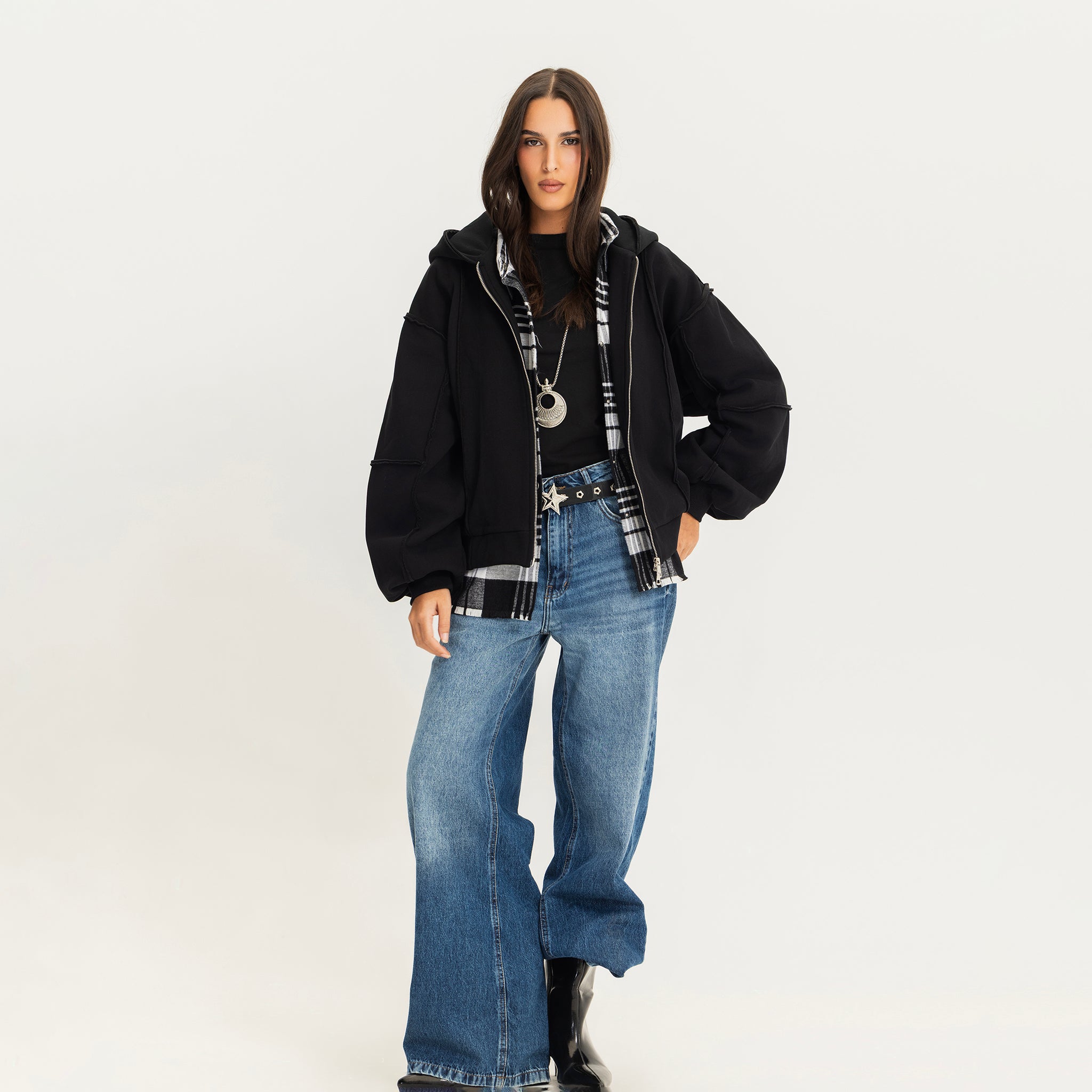 The lane change jacket Black