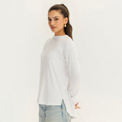 The one way top White