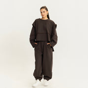 The quick stop sweatshirt BROWN