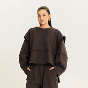 The quick stop sweatshirt BROWN