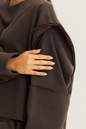 The quick stop sweatshirt BROWN