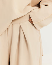 The high rise pants BEIGE