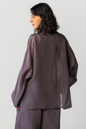 The Eclipse Drape Top brown