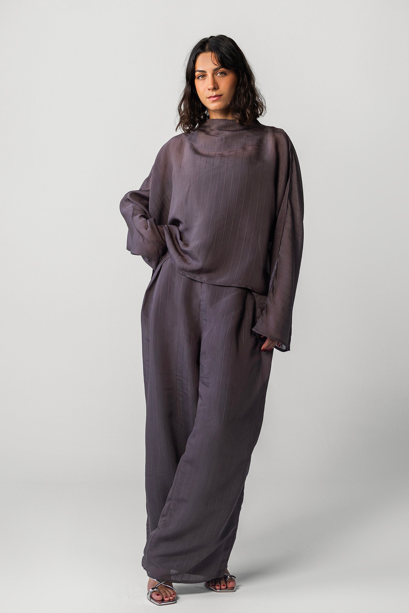 The Eclipse Drape Top brown