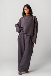 The Eclipse Drape Top brown