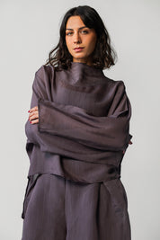 The Eclipse Drape Top brown