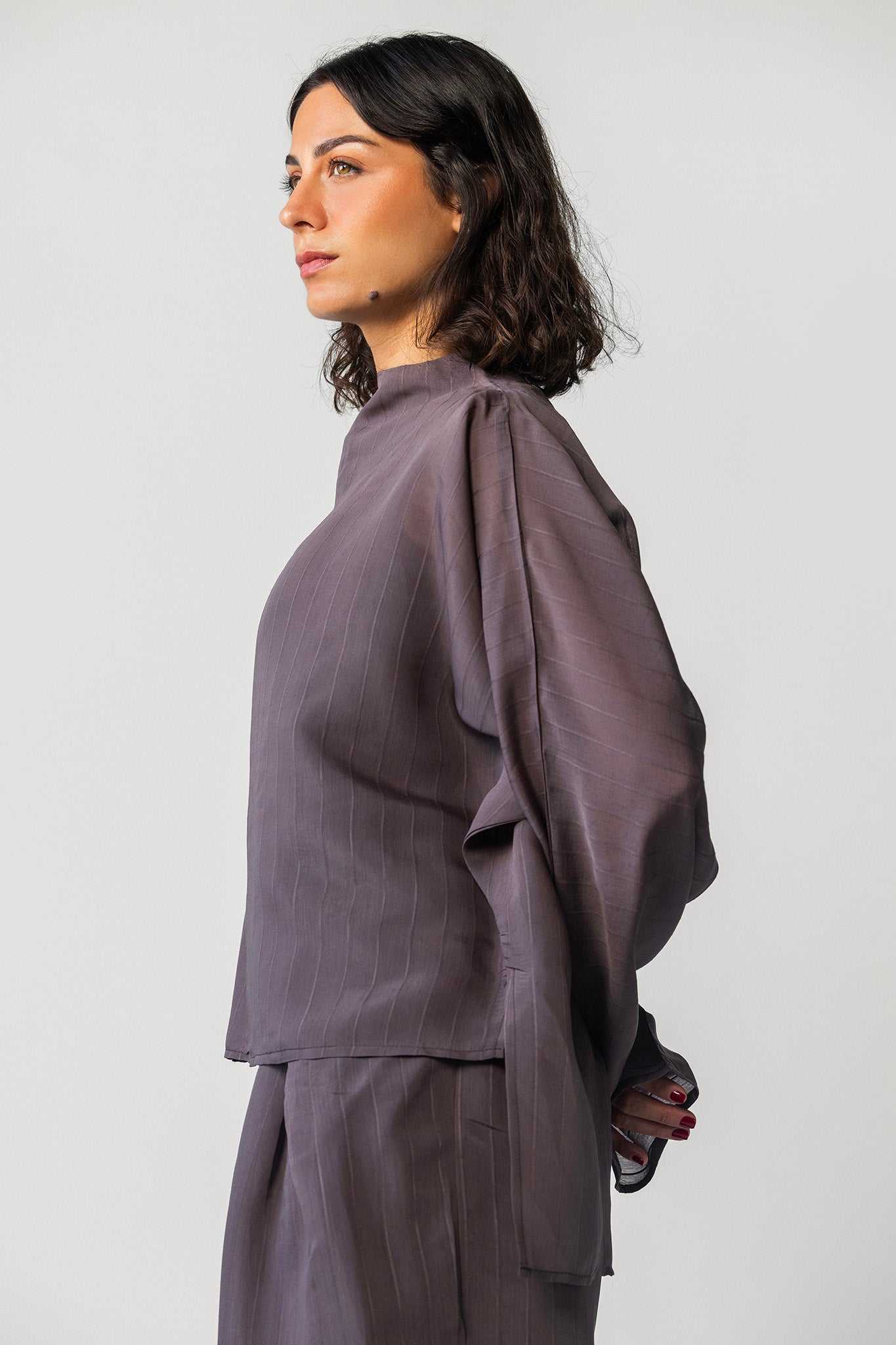 The Eclipse Drape Top brown