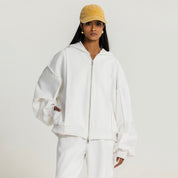 The lane change jacket White