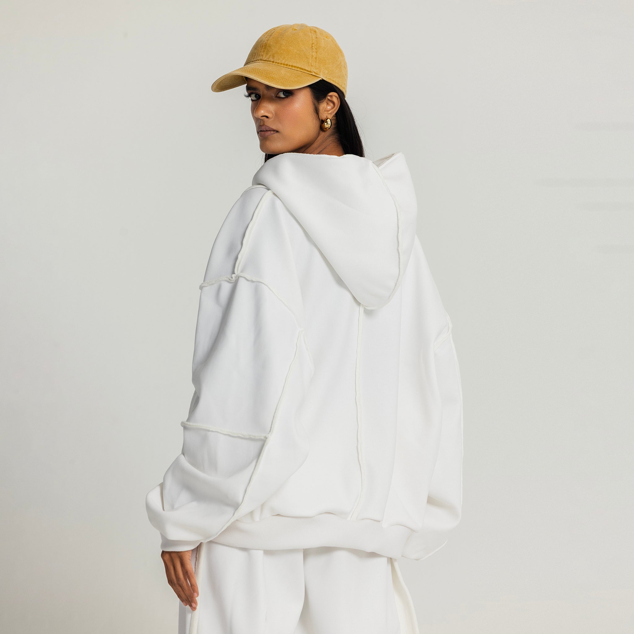 The lane change jacket White