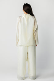 The Eclipse Drape Top off white