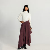 The detour skirt Burgundy