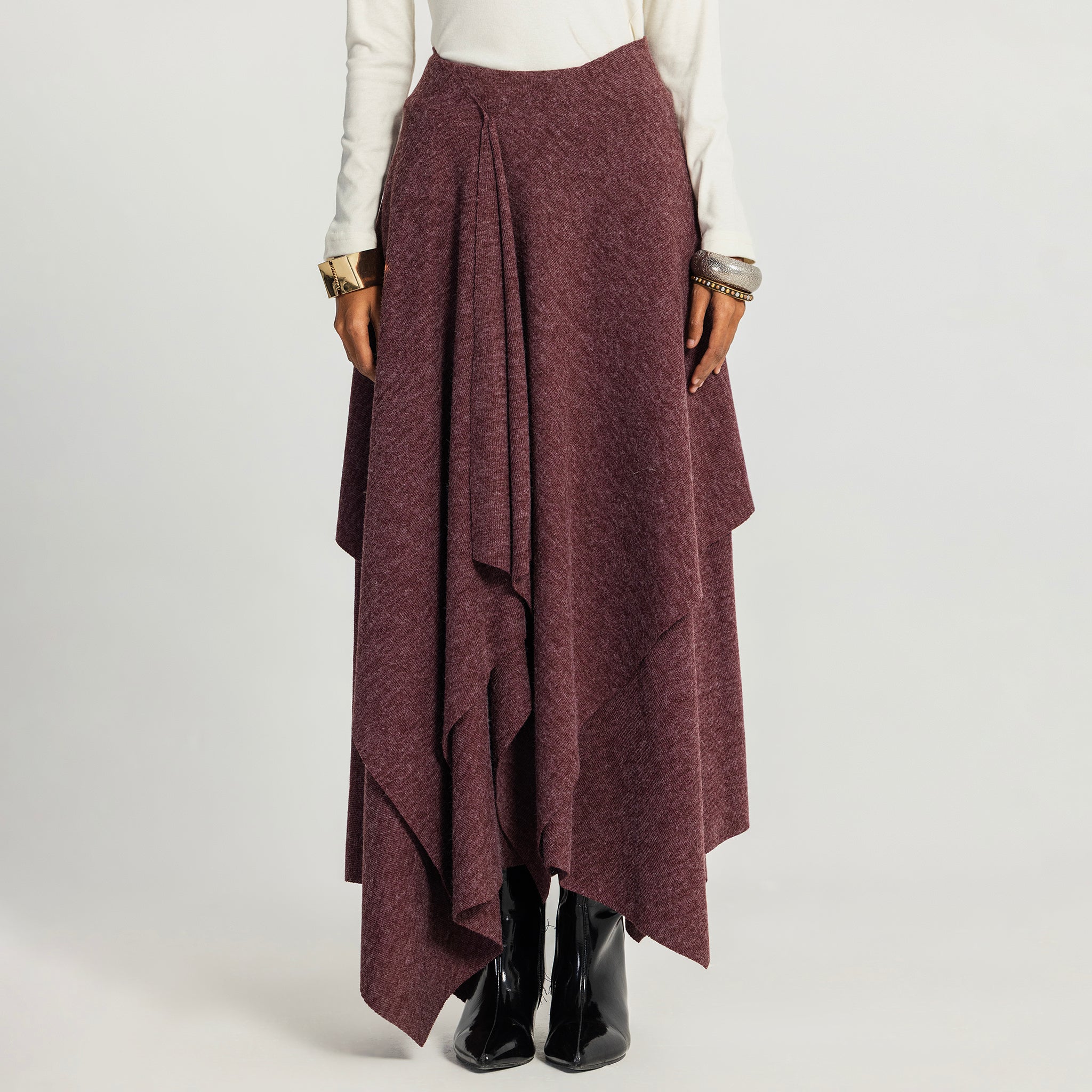 The detour skirt Burgundy