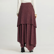 The detour skirt Burgundy