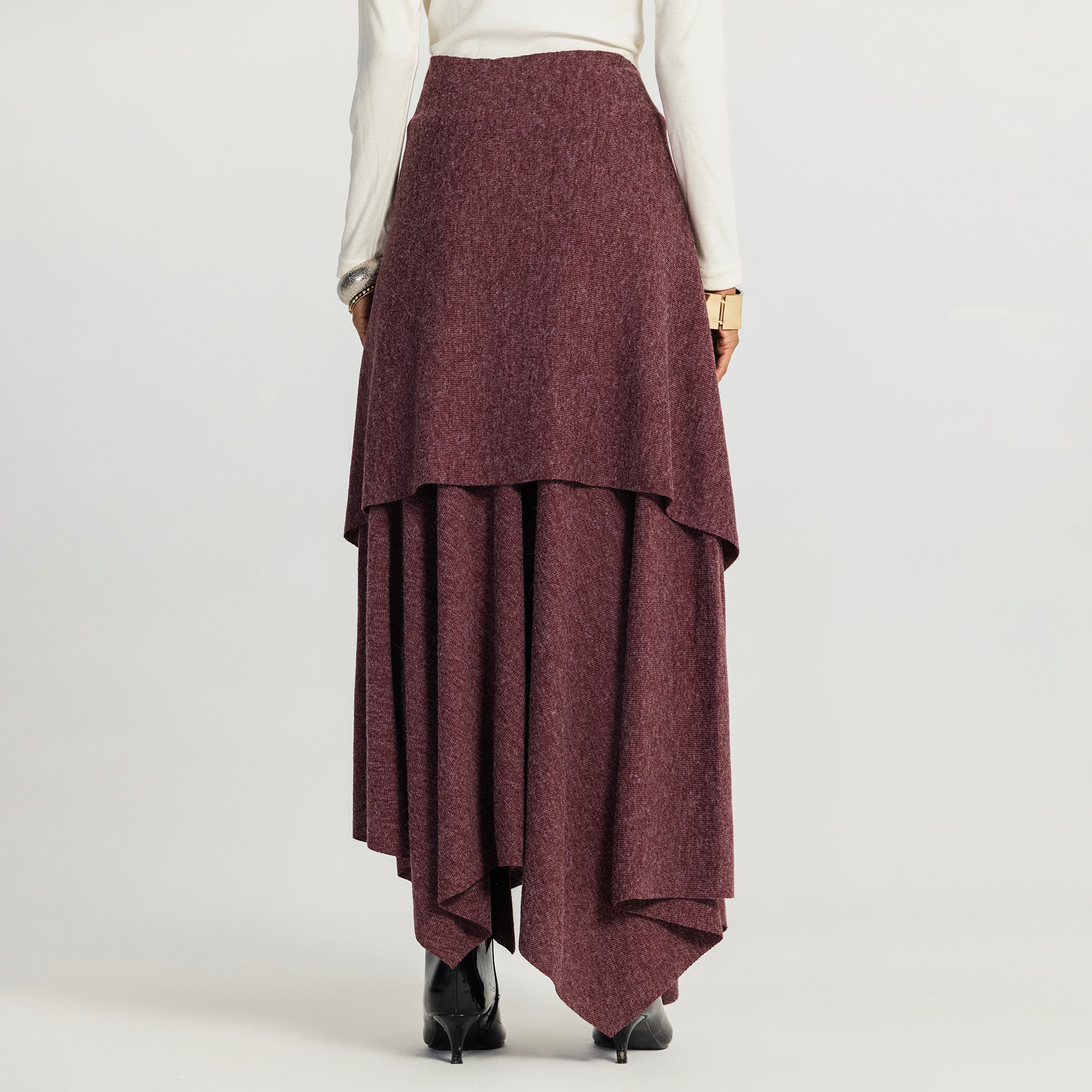 The detour skirt Burgundy