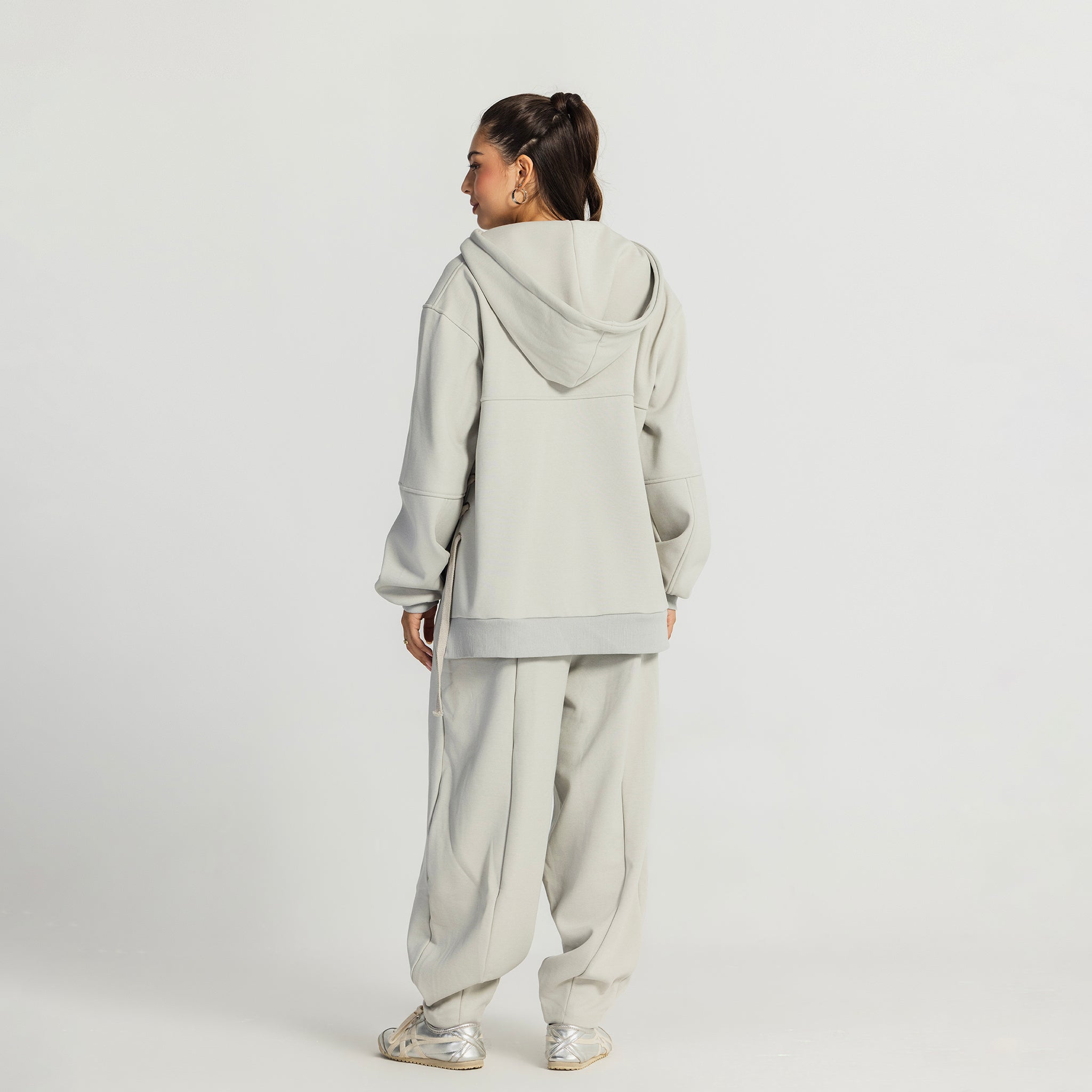 The rush hour hoodie  Light gray