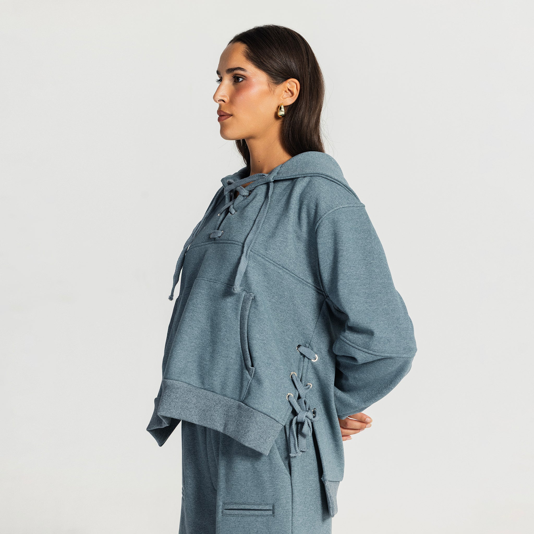 The rush hour hoodie Light Blue