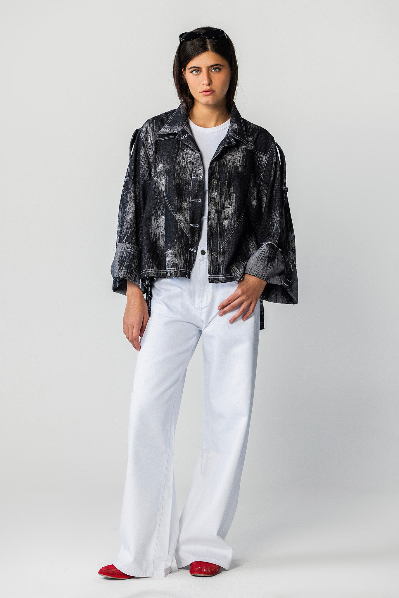 The brushstrock jacket BLACK