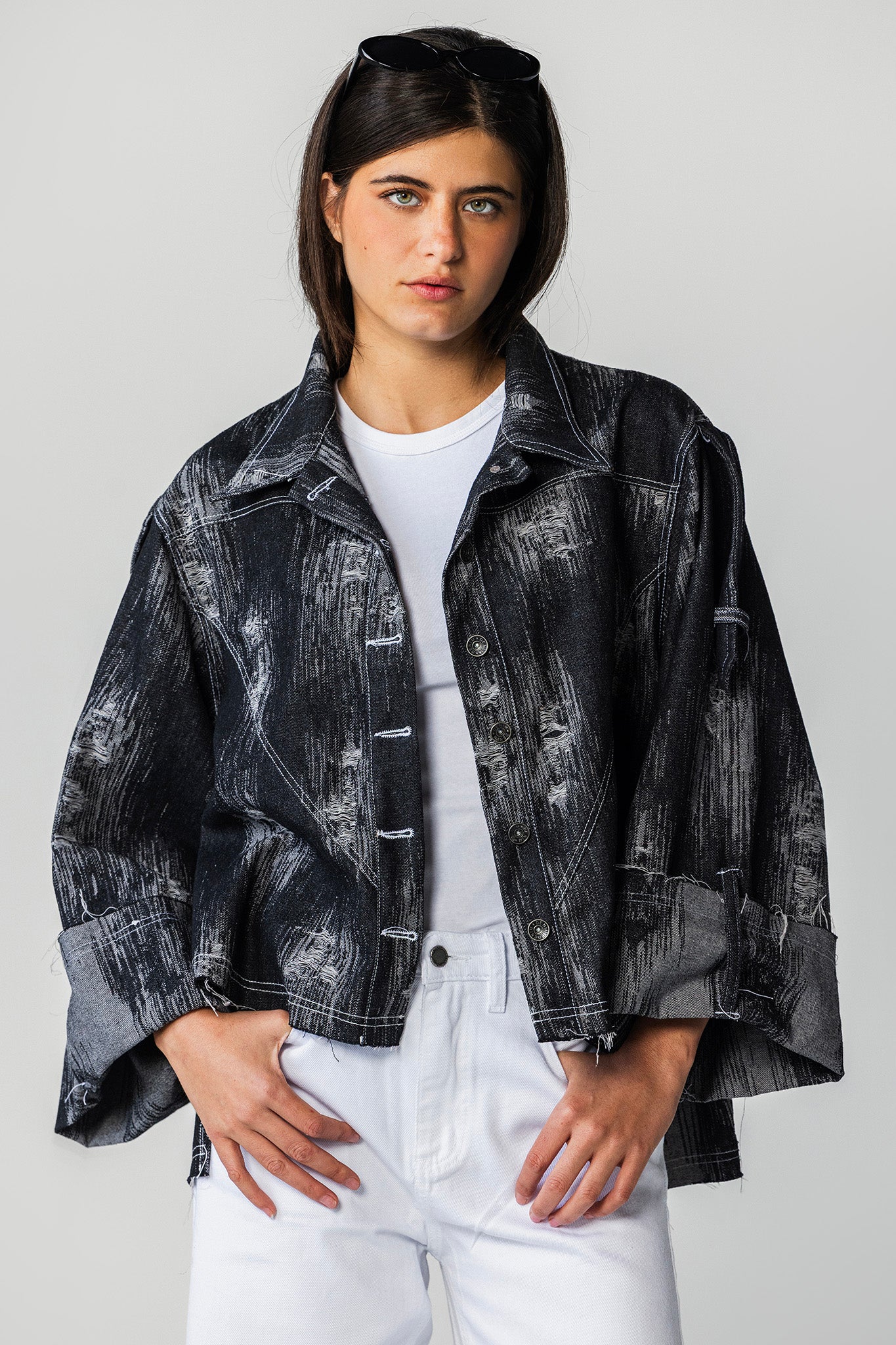 The brushstrock jacket BLACK