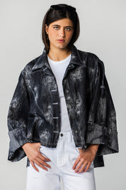 The brushstrock jacket BLACK