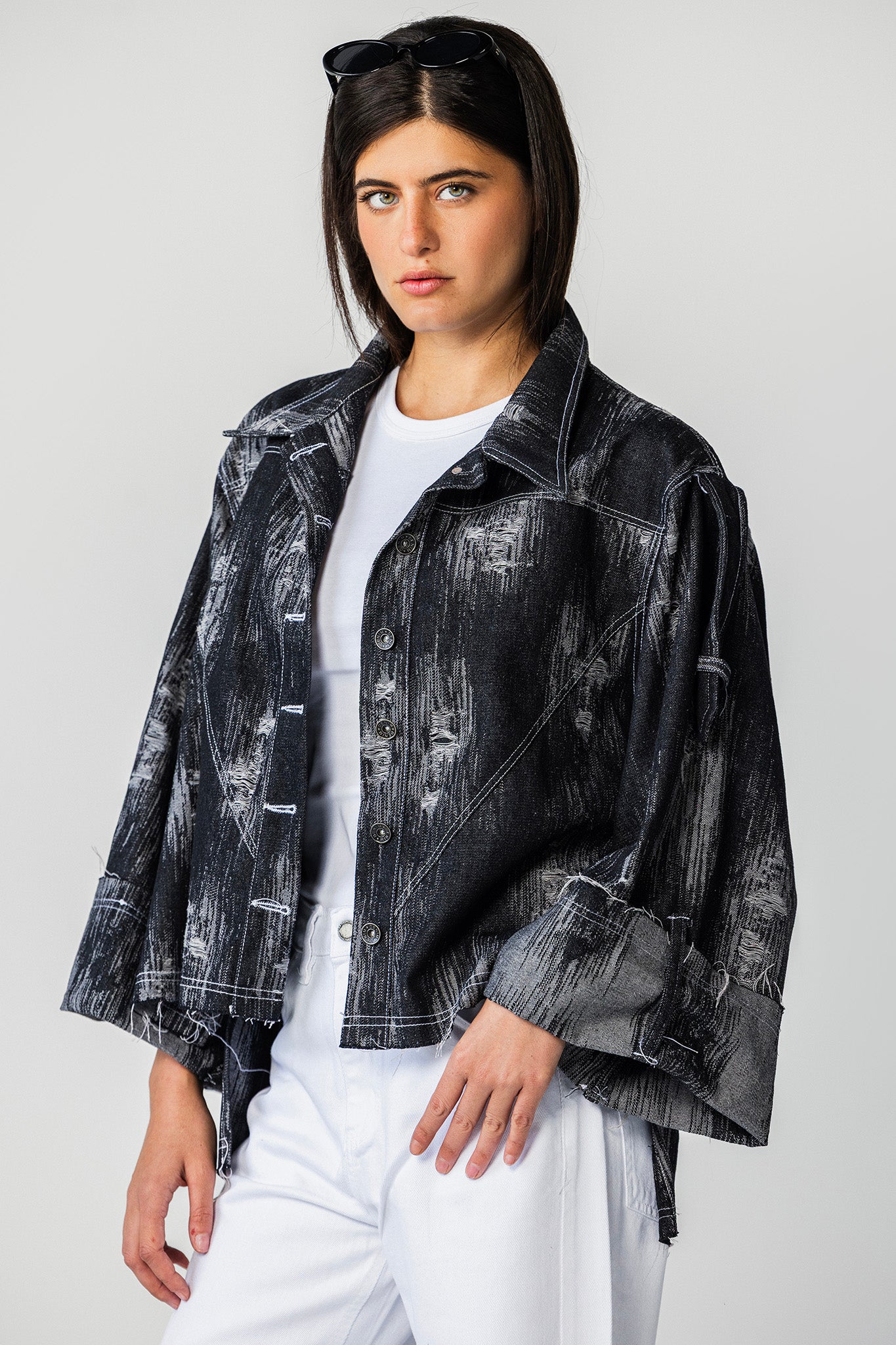 The brushstrock jacket BLACK