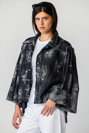 The brushstrock jacket BLACK