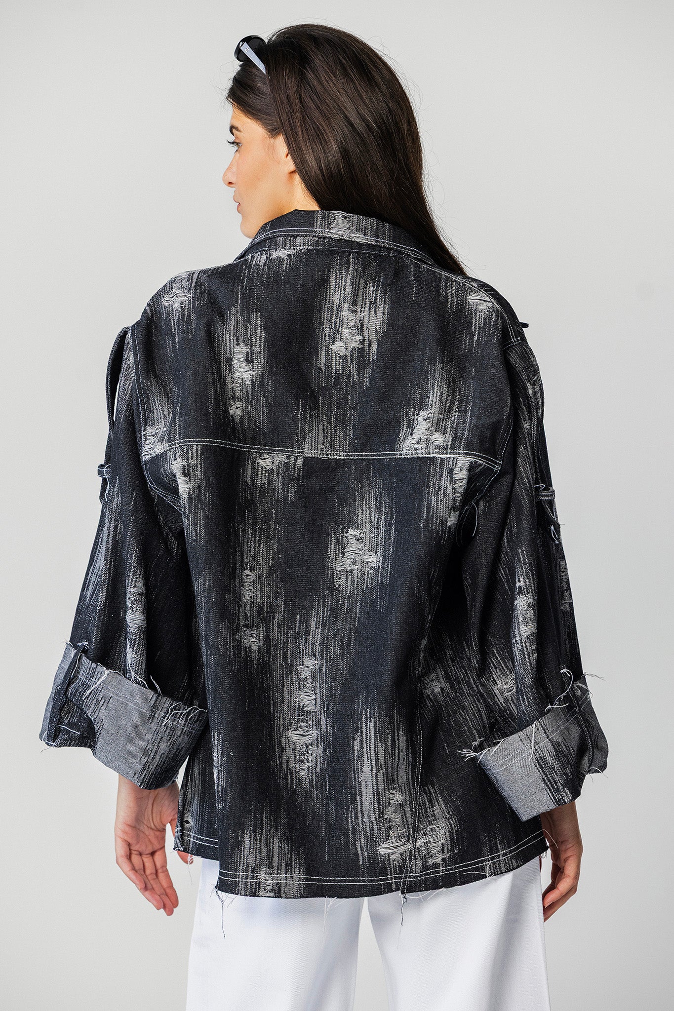 The brushstrock jacket BLACK