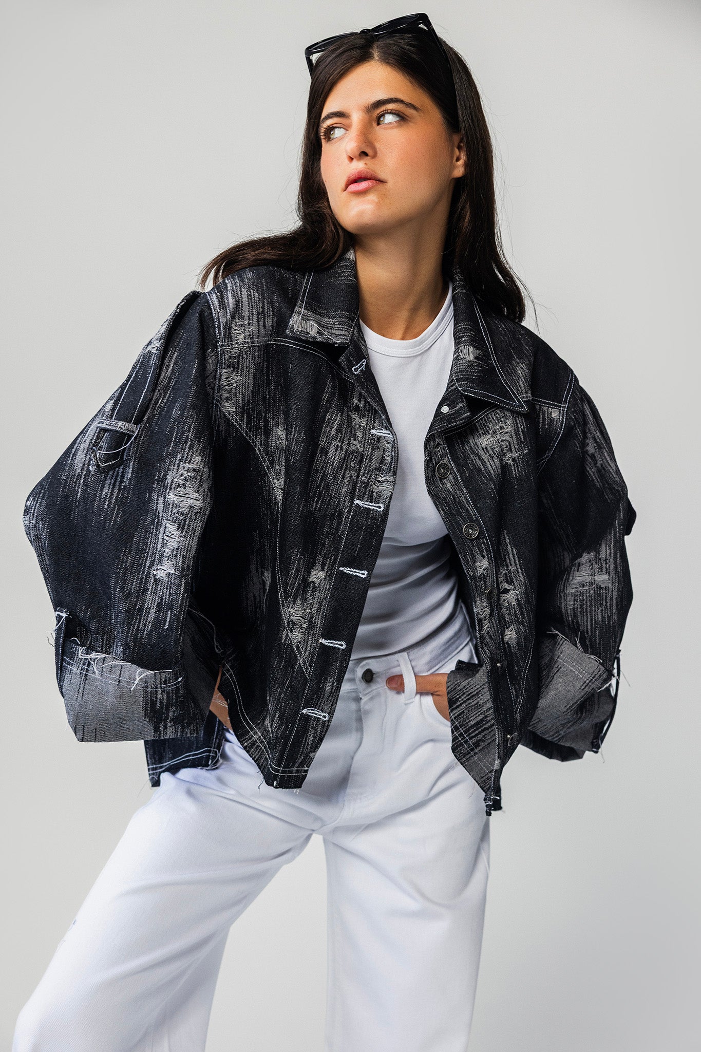 The brushstrock jacket BLACK