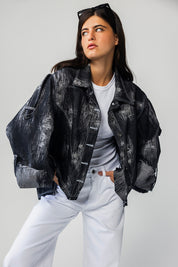 The brushstrock jacket BLACK