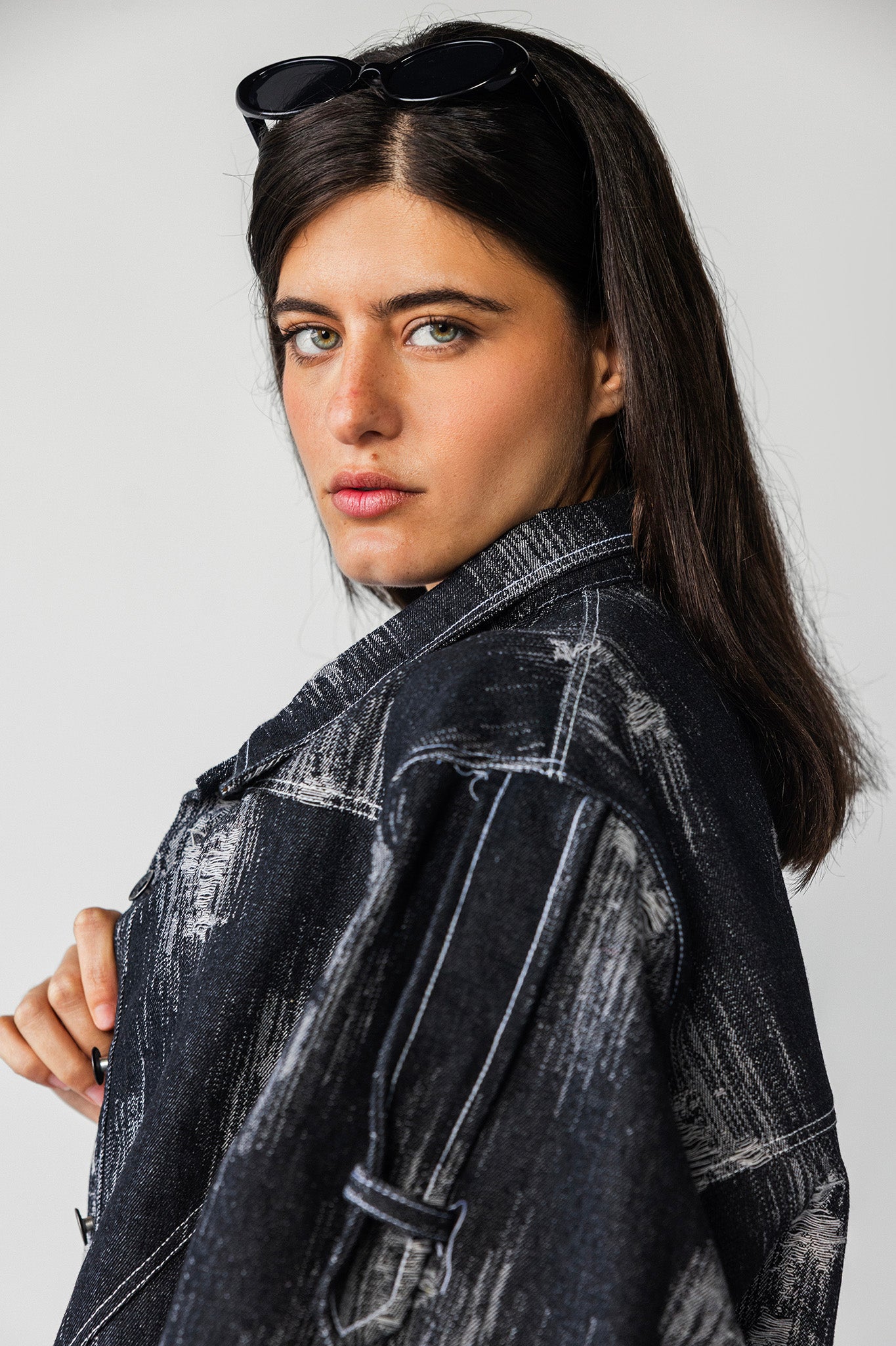 The brushstrock jacket BLACK